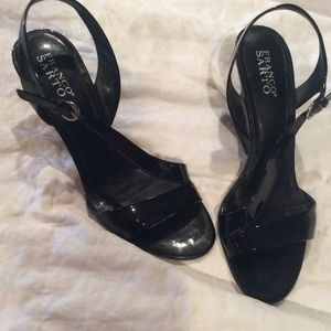 Black dress sandals